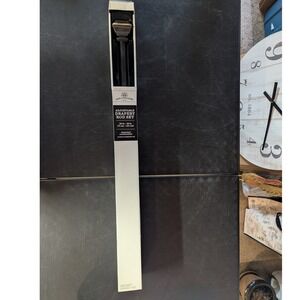 Bee & Willow Home Adjustable Drapery Curtain Rod Set Weathered Black 28-48 Inch